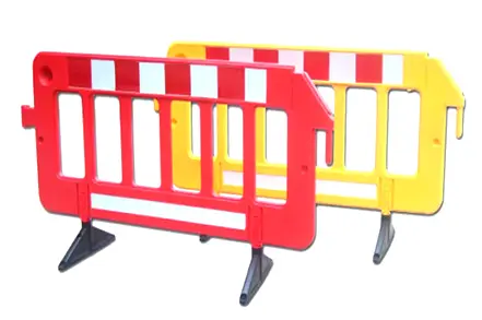 BARRERA PLEGABLE DE SEGURIDAD 2 MT LARGO 1 MT ALTO PLASTICA