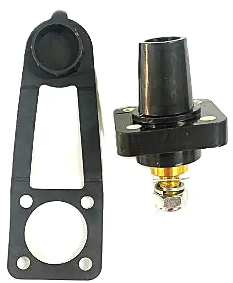 CONECTOR CAMLOK CHASIS HEMBRA NEGRO STEM