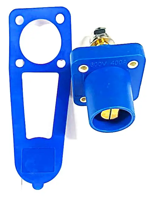 CONECTOR CAMLOK CHASIS MACHO AZUL STEM