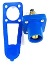 CONECTOR CAMLOK CHASIS MACHO AZUL STEM