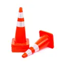 CONO SEGURIDAD 28” BASE GOMA REFLECTIVO ANARANJADO