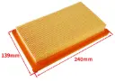 FILTRO AIRE (GNC) GP15500EFI GP18000EFI