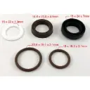 KIT SELLOS AGUA (15mm) Y ACEITE 2525 DAA-15054A 15063A 2500PSI