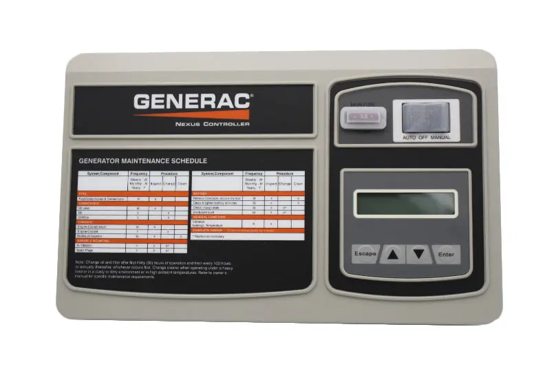 PANEL DE CONTROL NEXUS GENERAC LIQUID COOLED
