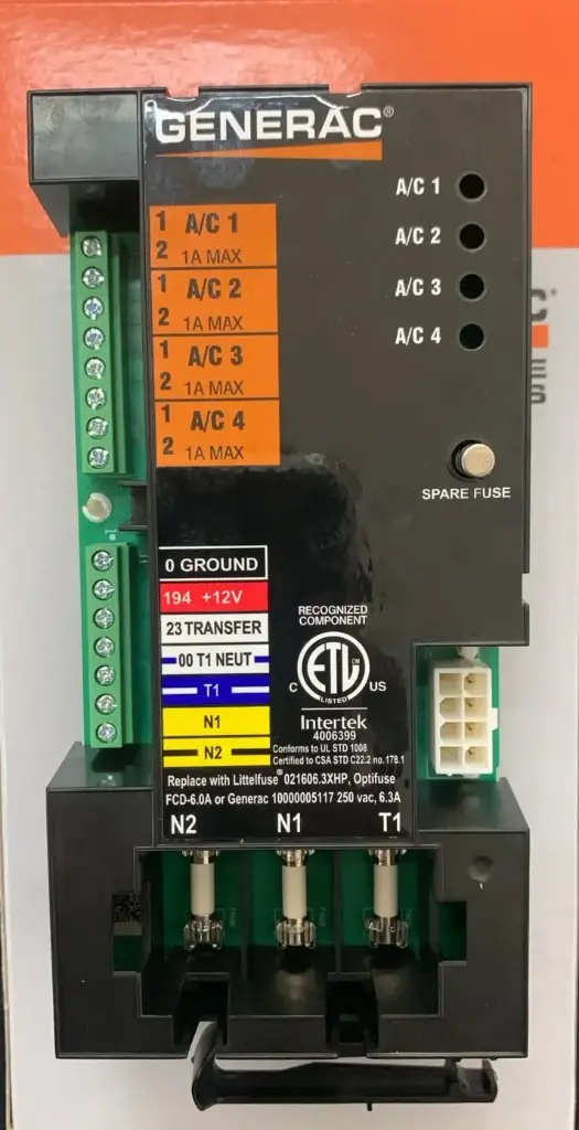 MODULO DE CONTROL TRANSFERENCIA