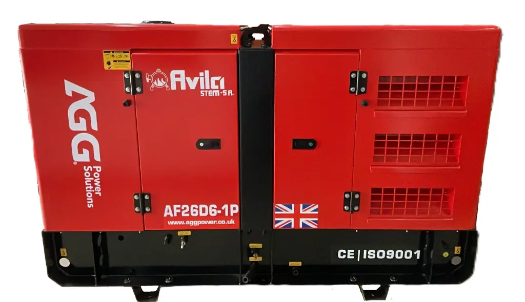 PLANTA ELECT 26KVA 1F 120/240V CERRADO AF26D6 AGG