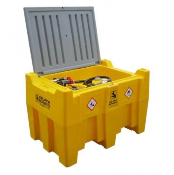TANQUETA ELECTRICA DIESEL 440 LTRS AMARILLA
