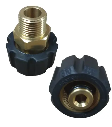 [154-01-126] ACOPLE ROSCA MACHO 3/8" GIRATORIO PERILLA NEGRA M22