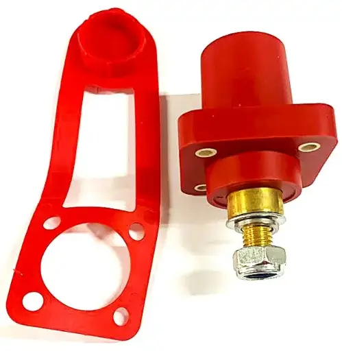 [184-01-091] CONECTOR CAMLOK CHASIS MACHO ROJO STEM