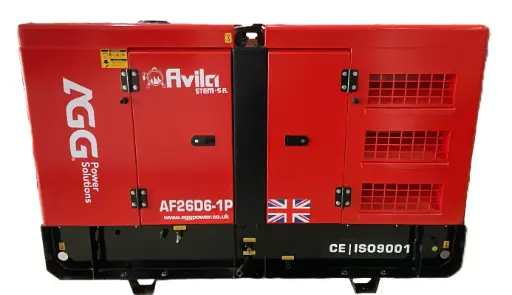 [011-01-058] PLANTA ELECT 26KVA 1F 120/240V CERRADO AF26D6 AGG